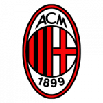 AC "Milan" logo, futbols, likme.tv