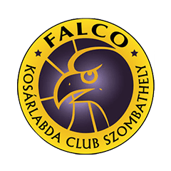 Sombathejas "Falco" logo, basketbols, likme.tv