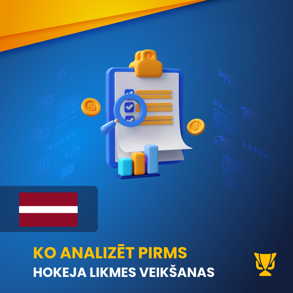 Ko analizēt pirms hokeja likmes veikšanas