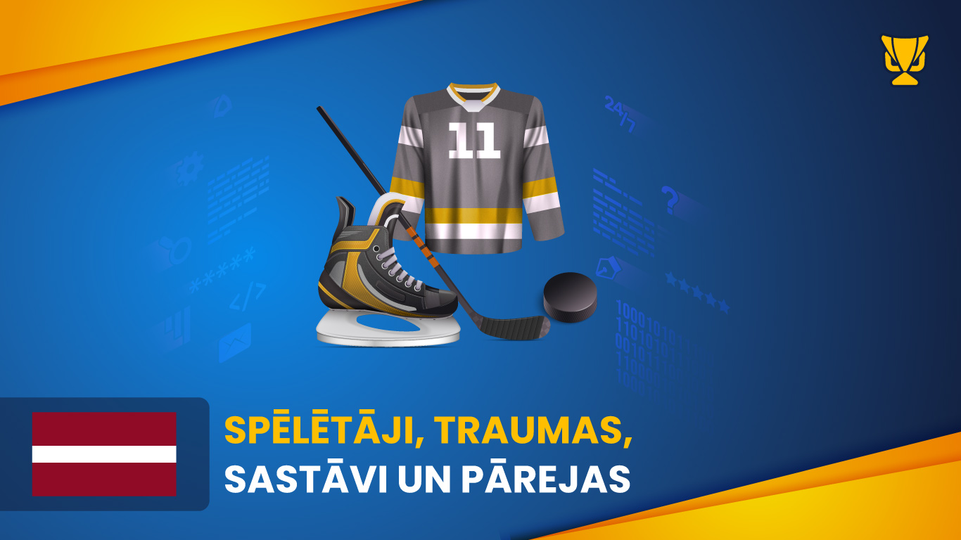 Spēlētāji, traumas, sastāvi un pārejas