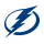 Tampabejas "Lightning" logo, hokejs, likme.tv