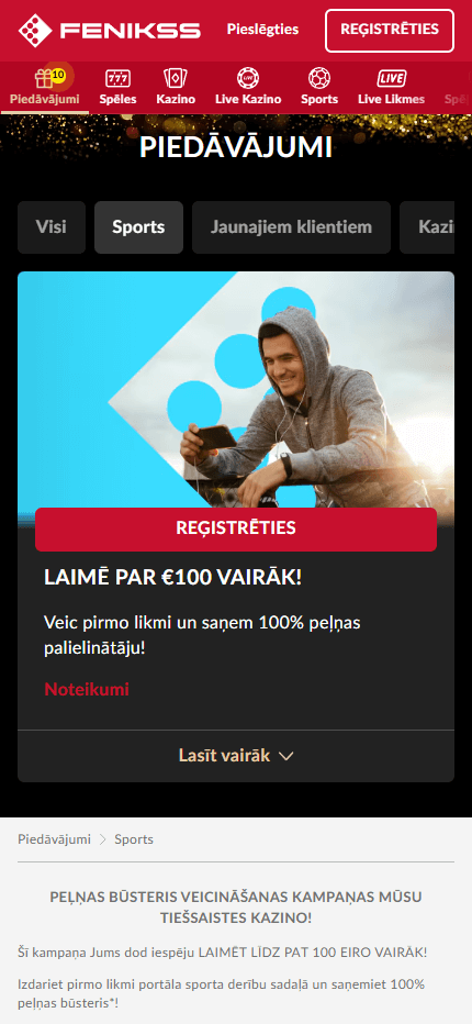 Fenikss bonusi