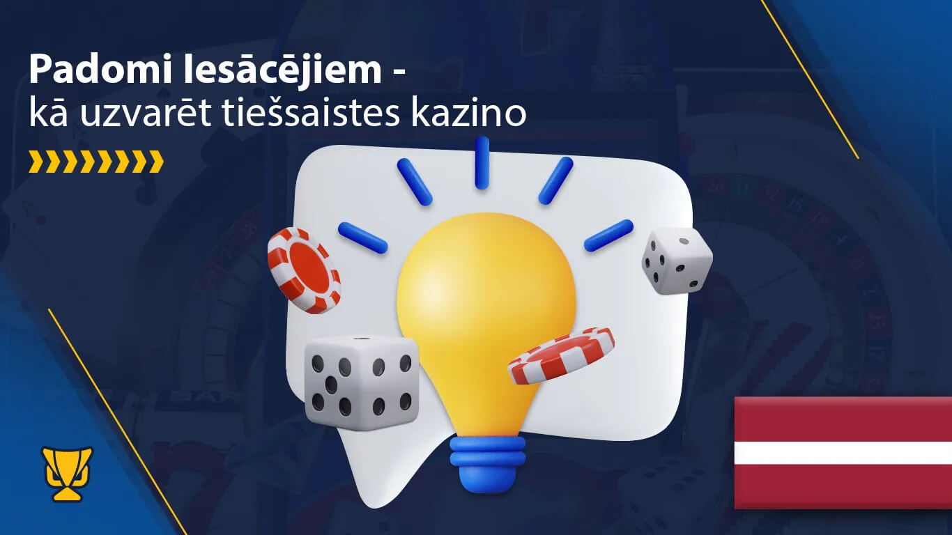 Padomi iesācējiem - kā uzvarēt tiešsaistes kazino