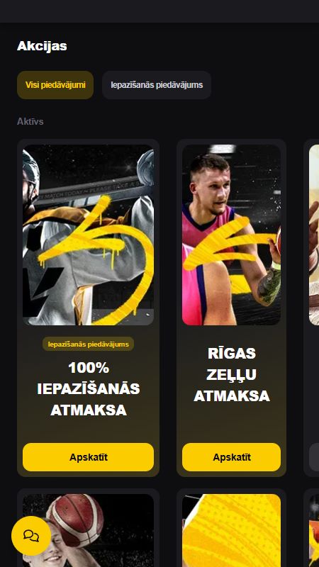 lvbet prēmijas un akcijas