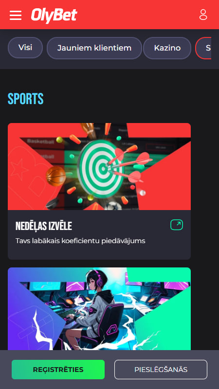 OlyBet totalizatora Latvijā