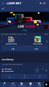 Tiešsaistes BoomBet mājas lapa