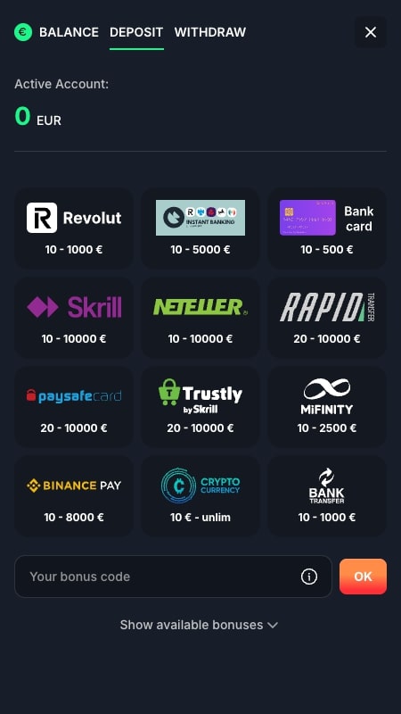 Beef maksājumu metodes