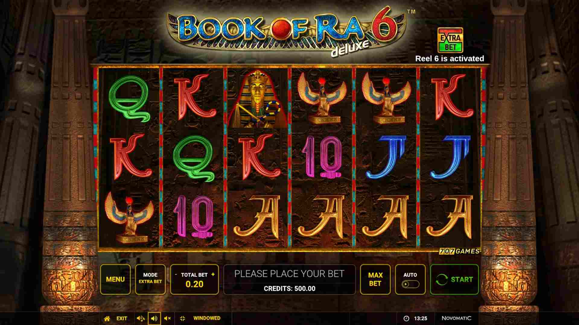 Демоверсия игры Book of Ra Deluxe 6