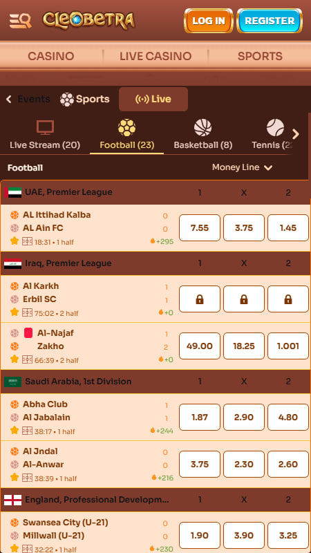 Cleobetra Live-ставки