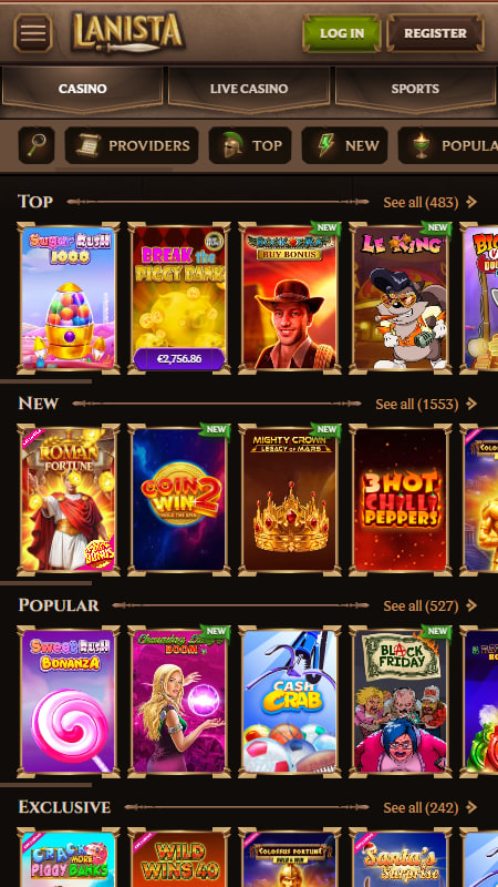 Lanista spēļu bibliotēka