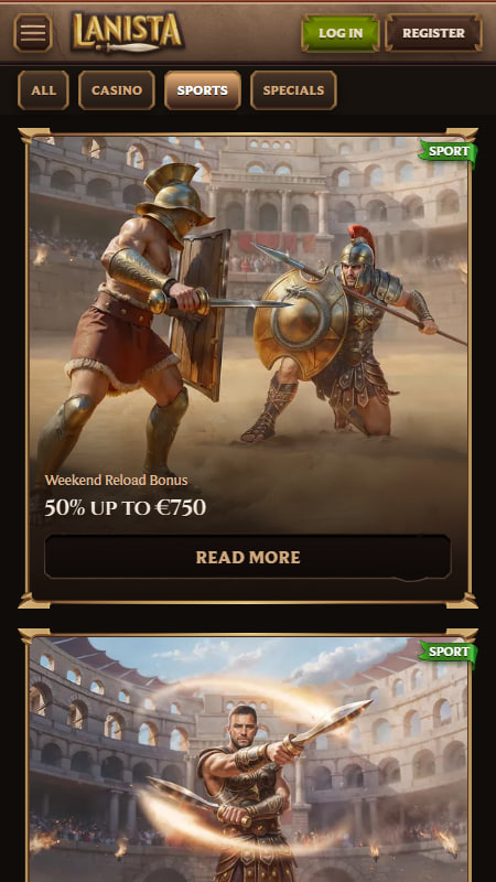 Lanista totalizatora bonusi un promo kodi