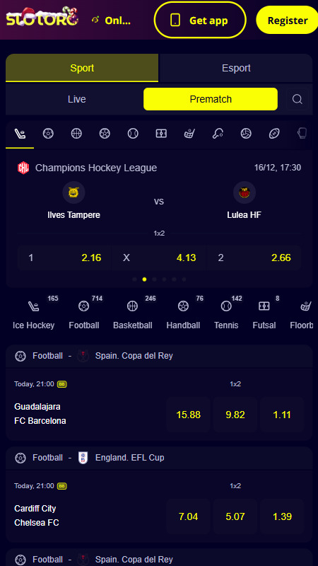 Sports betting Slotoro