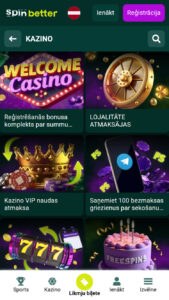 SpinBetter kazino bonusi