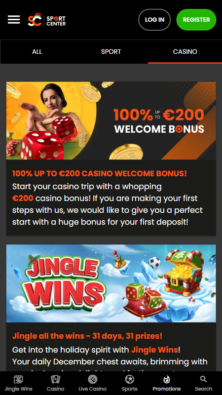 Sportcenter promotions