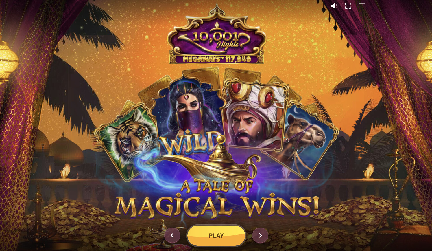 Обзор игры 10001 Nights Megaways