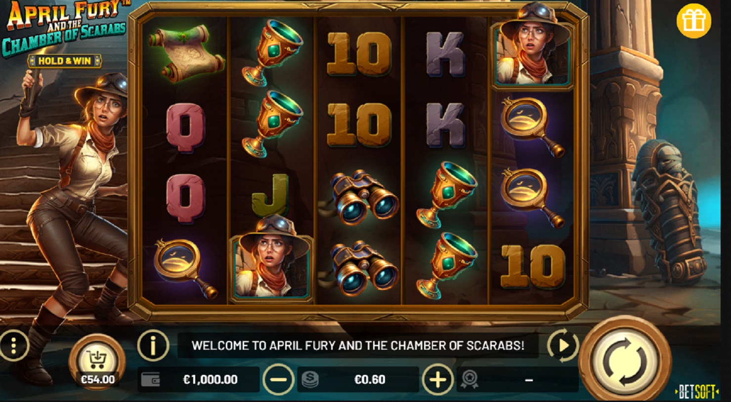 April Fury And The Chamber Of Scarabs