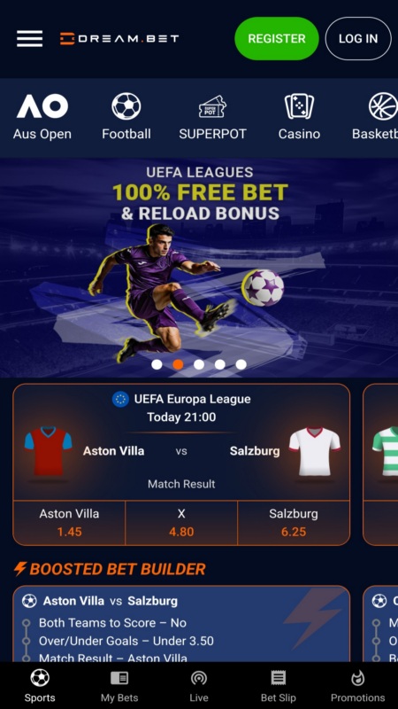 Dream Bet Ставки онлайн