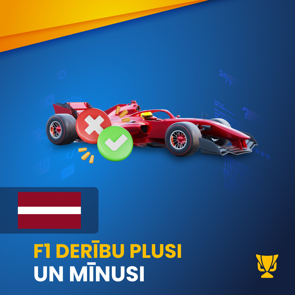 F1 derību plusi un mīnusi