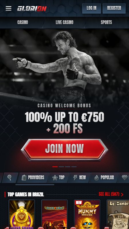 Tiešsaistes Glorion mājas lapa