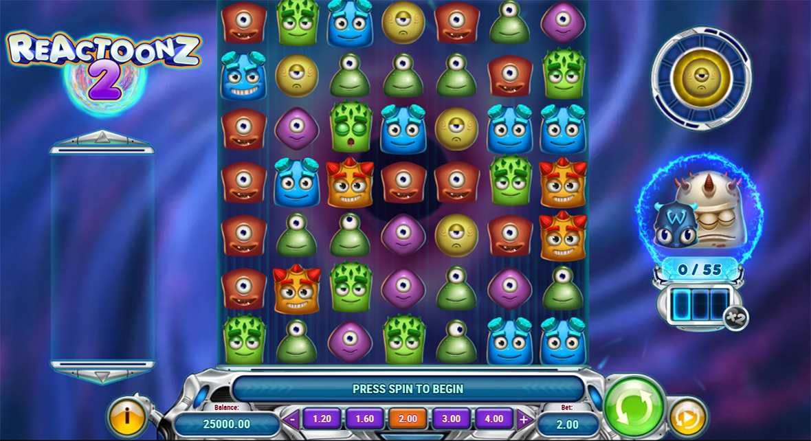 Reactoonz 2 game demo