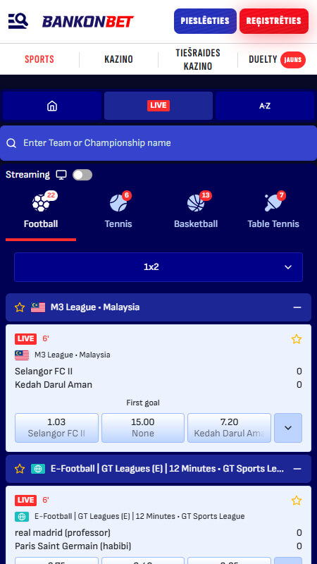 BankonBet live betting