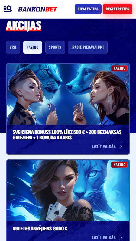 BankonBet bonuses for casino