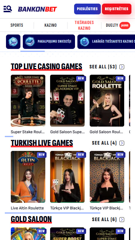 BankonBet live casino