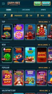 Spēļu automāti Larabet casino