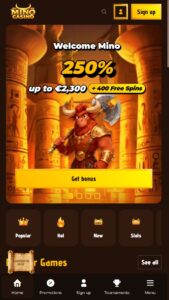 Mino kazino mājaslapa Latvijā