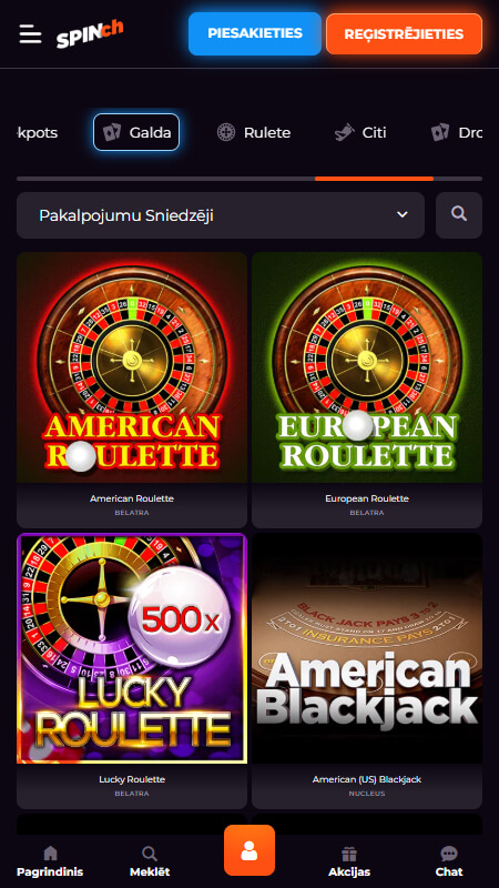 Spinch Galda spēles