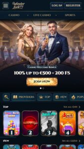 Reģistrācijas soļi Wonderluck Latvia