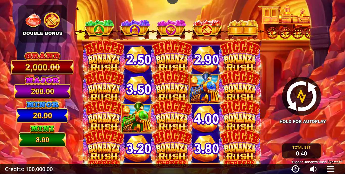 Демо версия игры Bigger Bonanza Rush Expres играть в Латвии