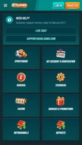 Golisimo totalizatora klientu atbalsts