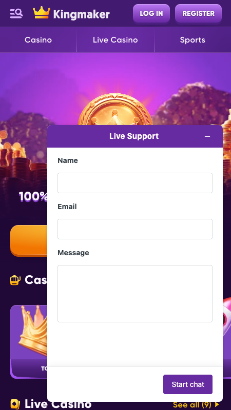 Онлайн-чат Kingmaker