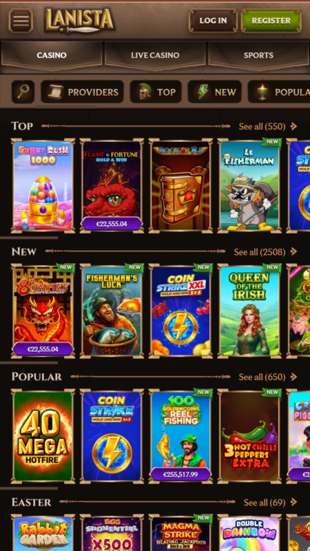 Lanista Игры Казино