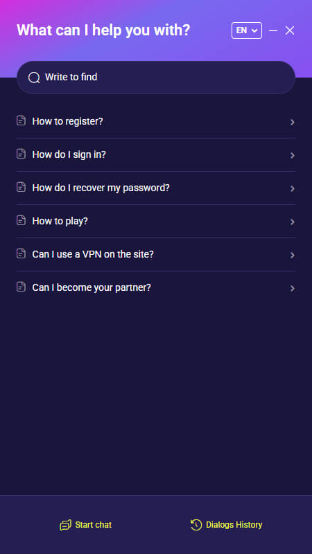 Slotoro поддержка клиентов