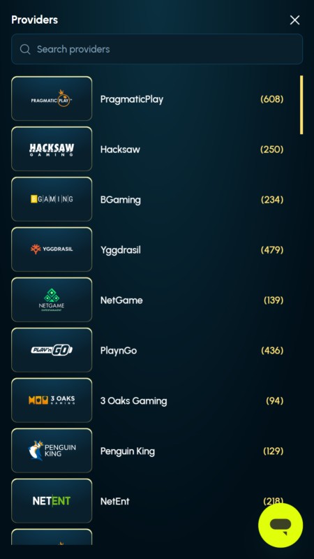 Spellwin casino games providers