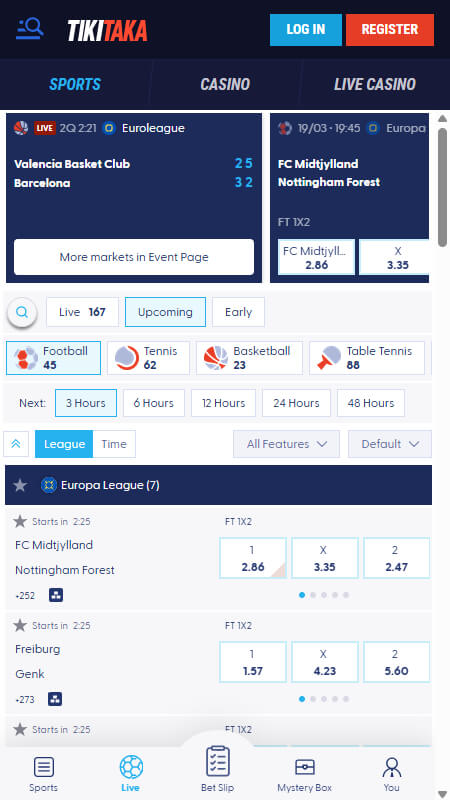 TikiTaka sports betting