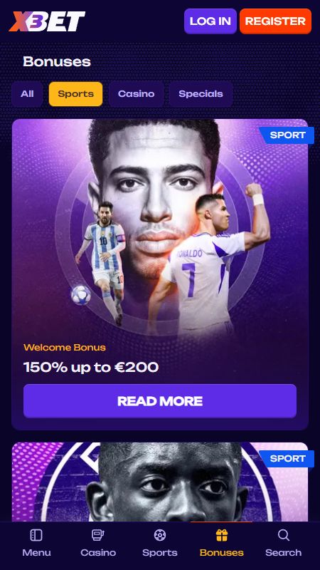 Akcijas lapa vietnē X3Bet