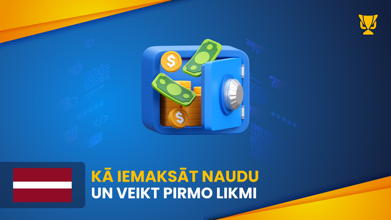 Kā iemaksāt naudu un veikt pirmo likmi