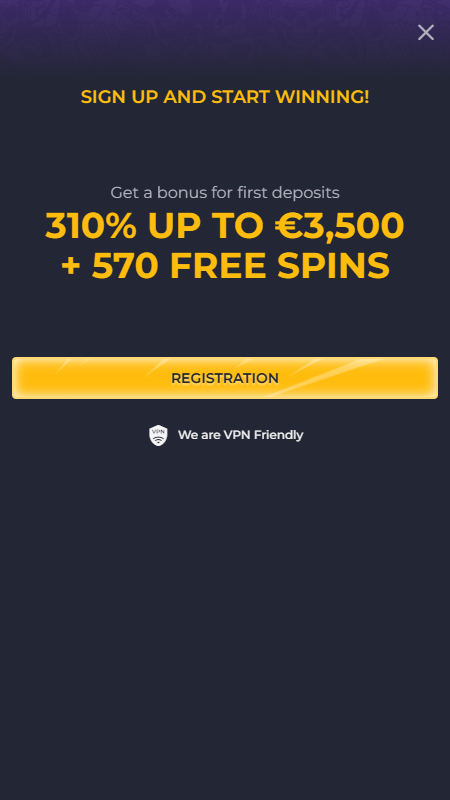 Rolling Slots welcome bonus