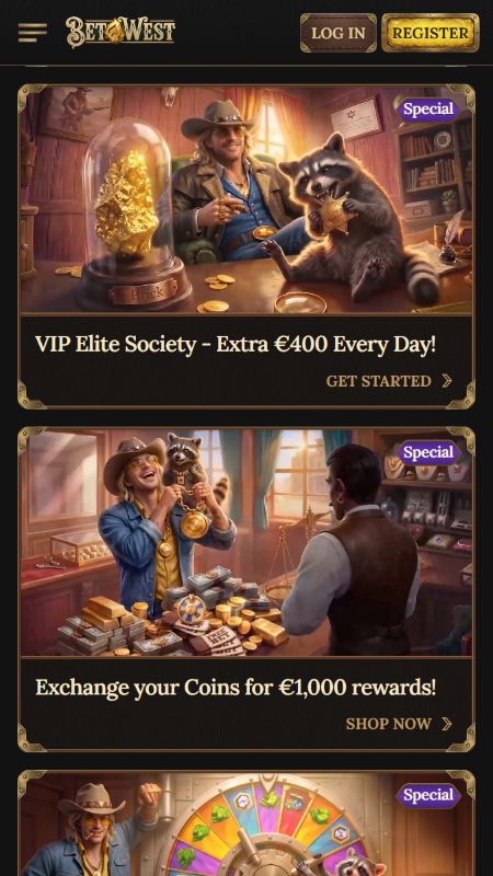 BetWest VIP Elite akcija