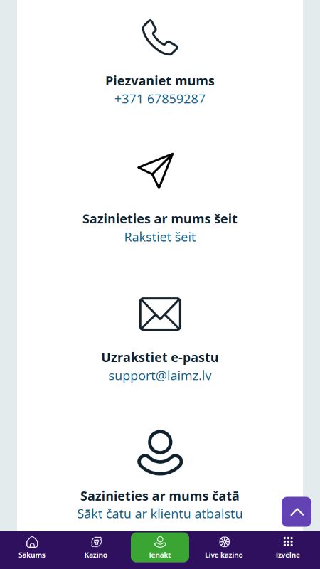 Kāds ir Laimz klientu apkalpošanas stils