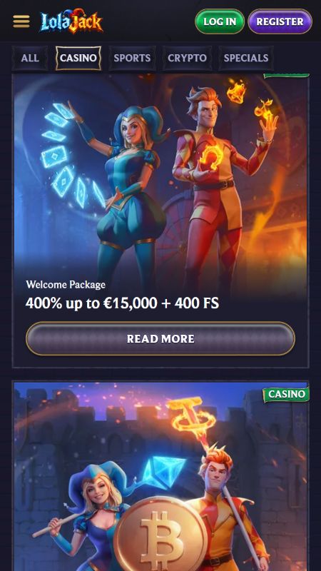 Lolajack kazino bonusi un akcijas