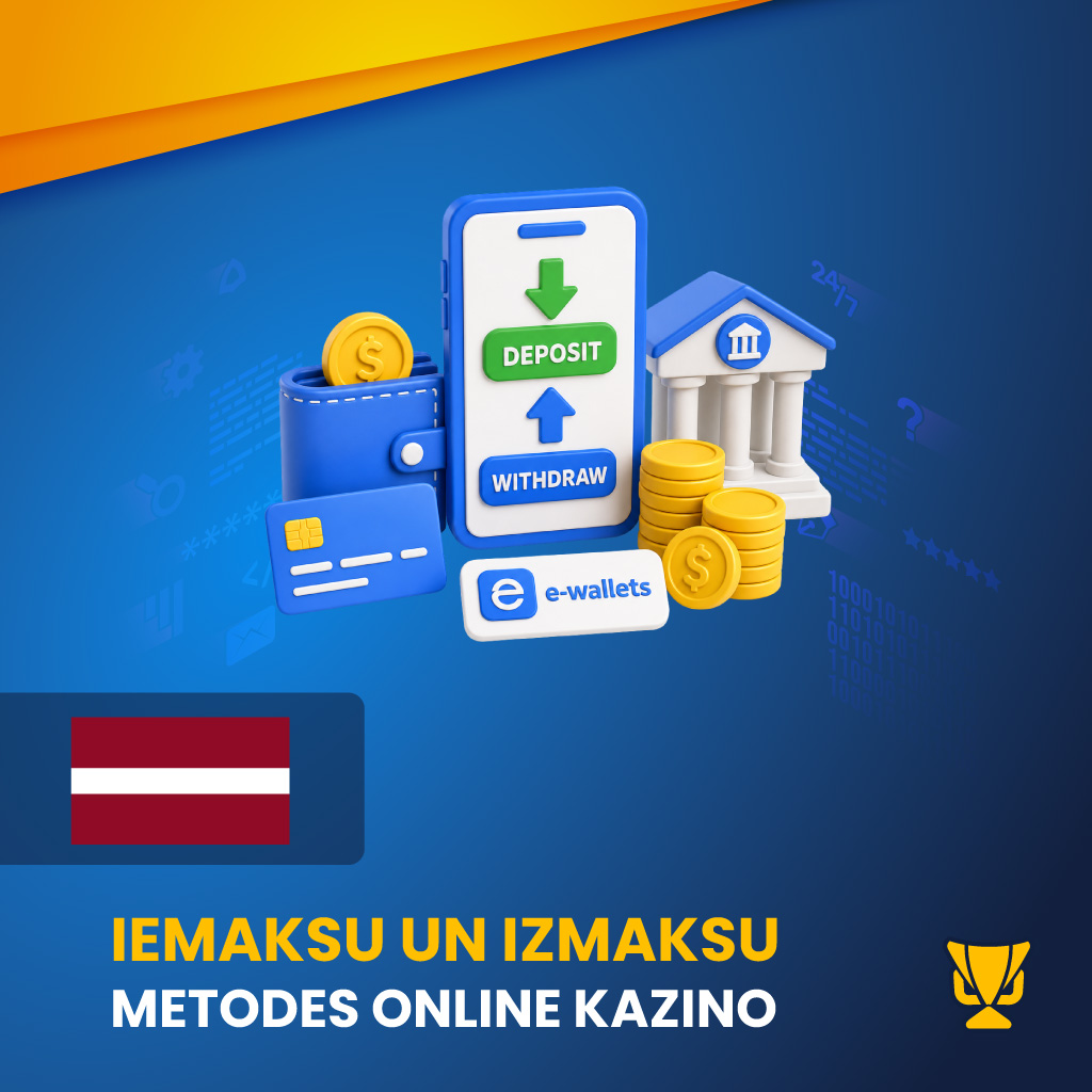 Iemaksu un izmaksu metodes online kazino