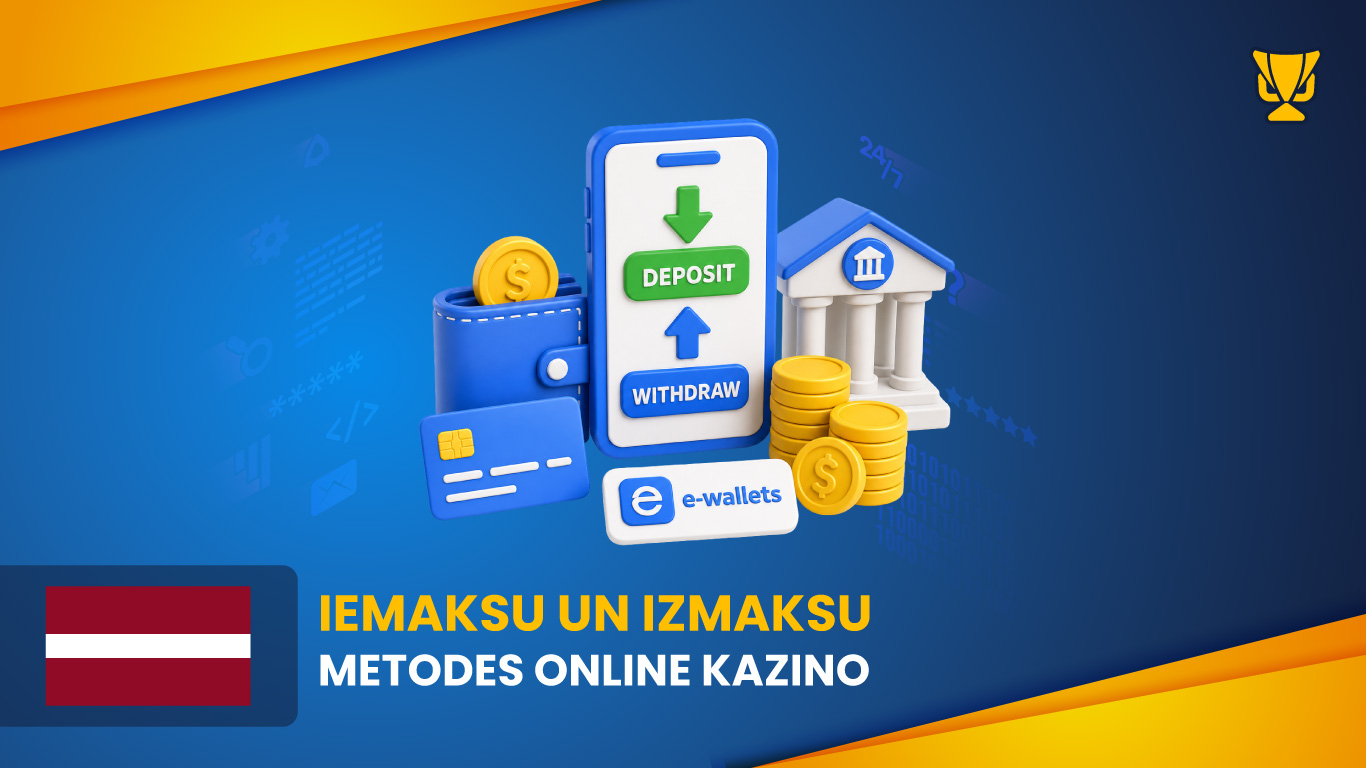 Iemaksu un izmaksu metodes online kazino