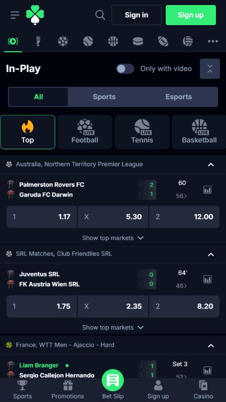 Kā darbojas Onluck live likmes un Cash Out