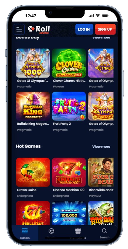 Roll Casino Speles