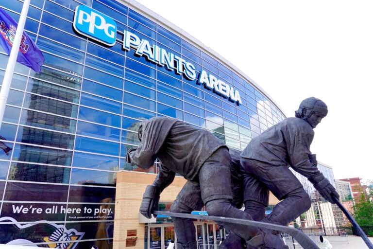 Pittsburgh, PA, USA - Aug. 4, 2024: The PPG Paints Arena